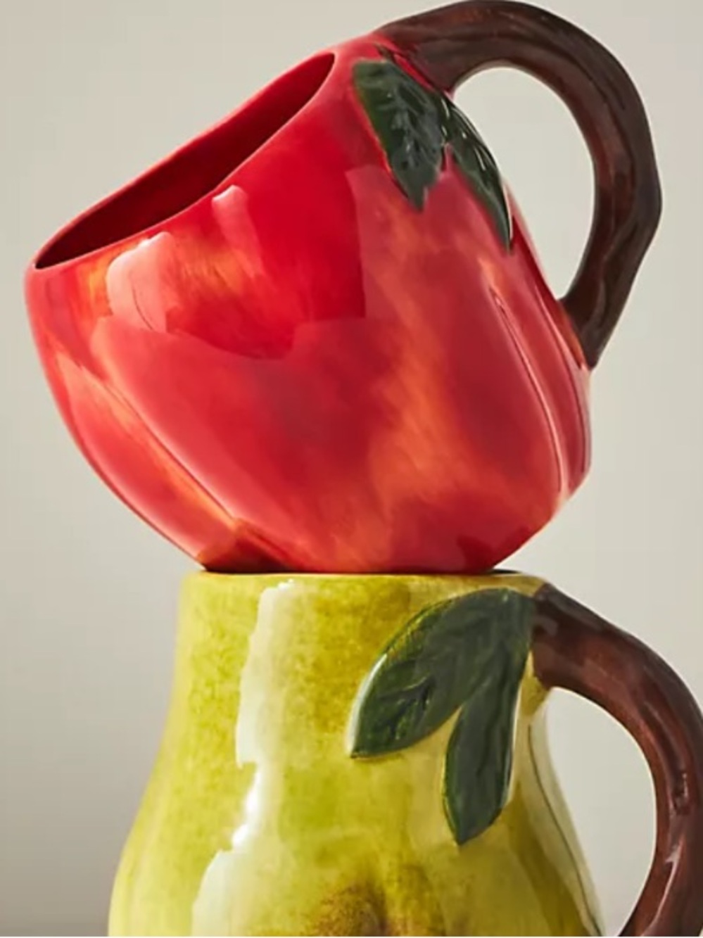 Cider Season Mug
NWT
COLOR - Red
Anthopologie 
Set of 2